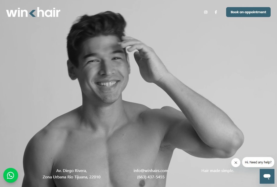 Sitio web de Winhair